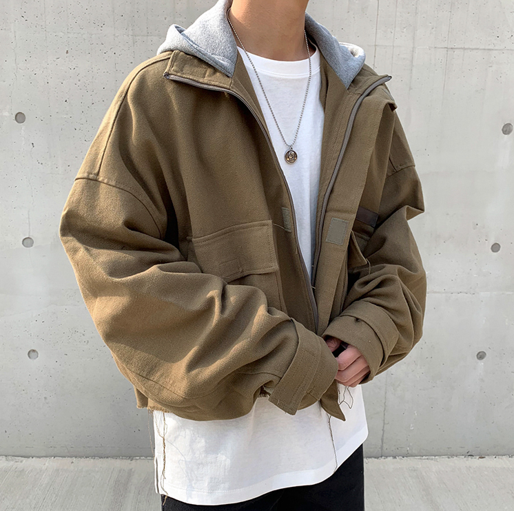 RT No. 3019 CROPPED HOODED JK