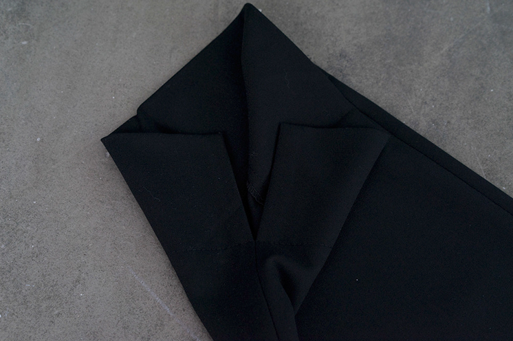 RT No. 2605 SLIT STRAIGHT WIDE PANTS