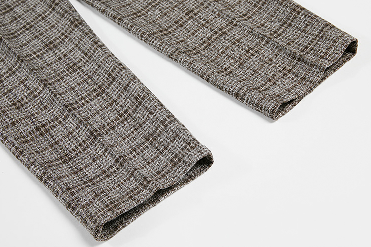 RT No. 3464 PLAID BLAZER JK & ANKLE CROPPED PANTS