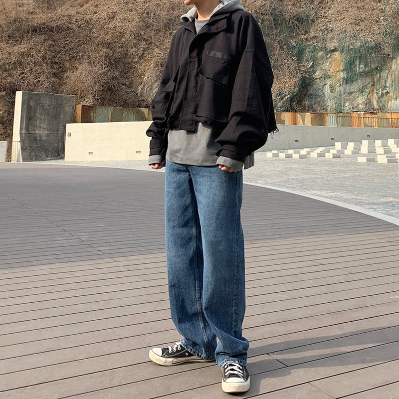 RT No. 3019 CROPPED HOODED JK