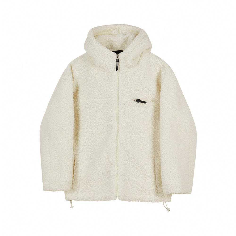 No. 3562 WOOLEN FLEECE ZIP-UP HOODED JK