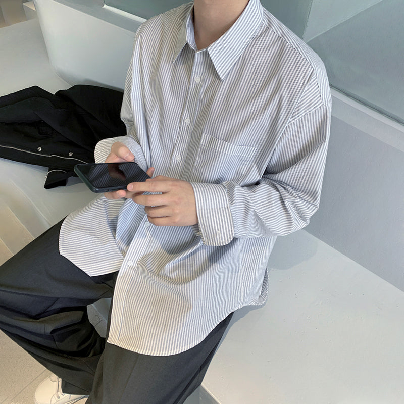 RT No. 3021 STRIPE COLLAR SHIRT