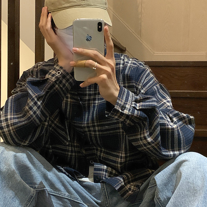 RT No. 5158 PLAID COLLAR SHIRT