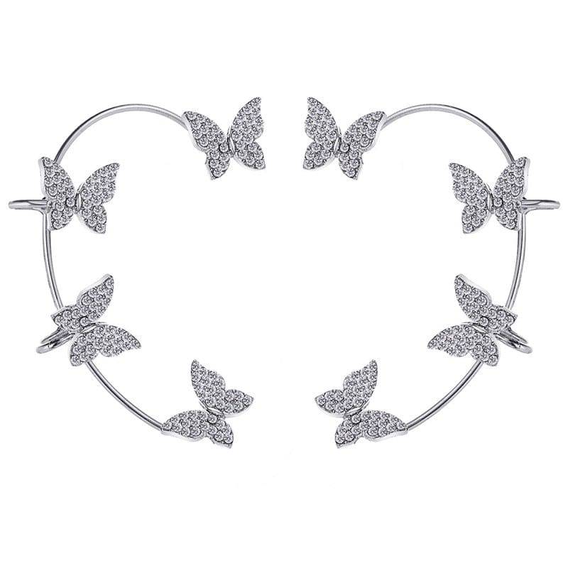 The Faye Butterfly Cuff Earrings