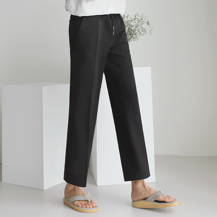 RT No. 1483 DRAWSTRING WIDE PANTS