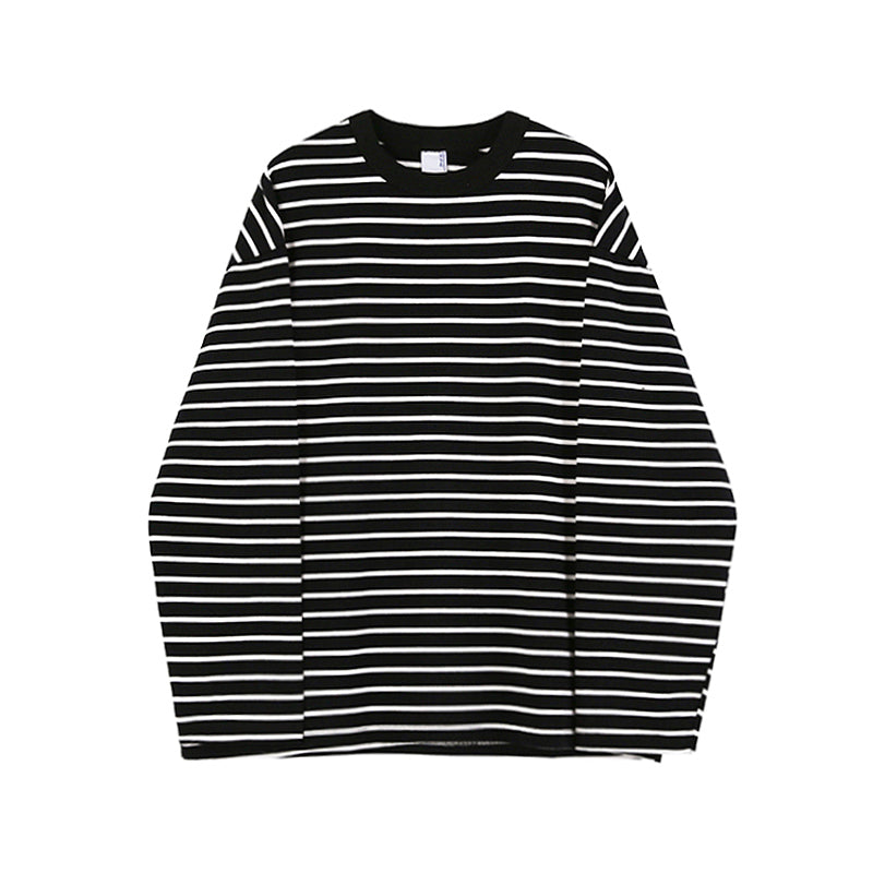 RT No. 2158 BLACK STRIPED LONGSLEEVE