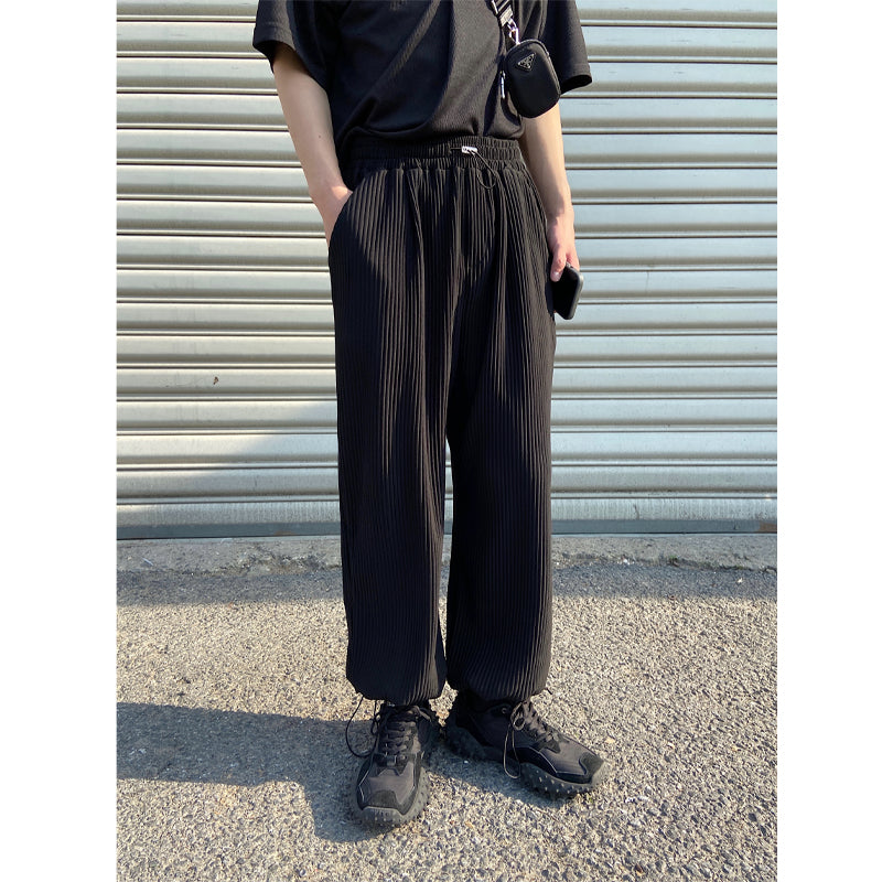 RT No. 2074 DRAWSTRING PLEATED SWEATPANTS