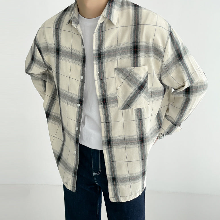 RT No. 4292 PLAID COLLAR SHIRT