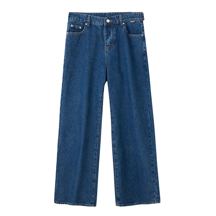 RT No. 5484 DENIM STRAIGHT WIDE JEANS