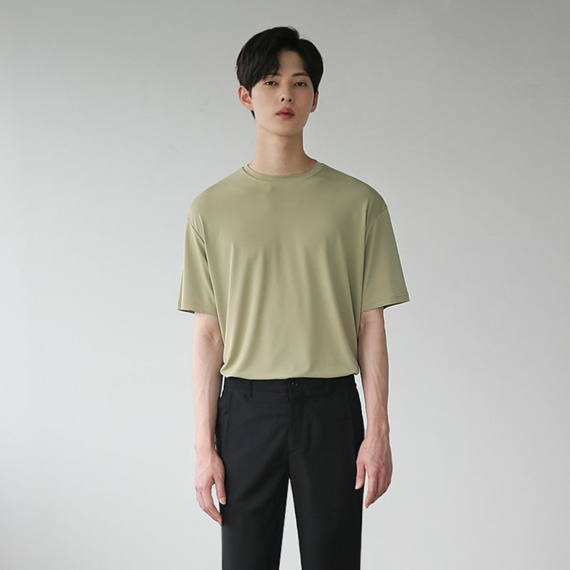 RT No. 1757 BASIC COTTON HALF SLEEVE SHIRT